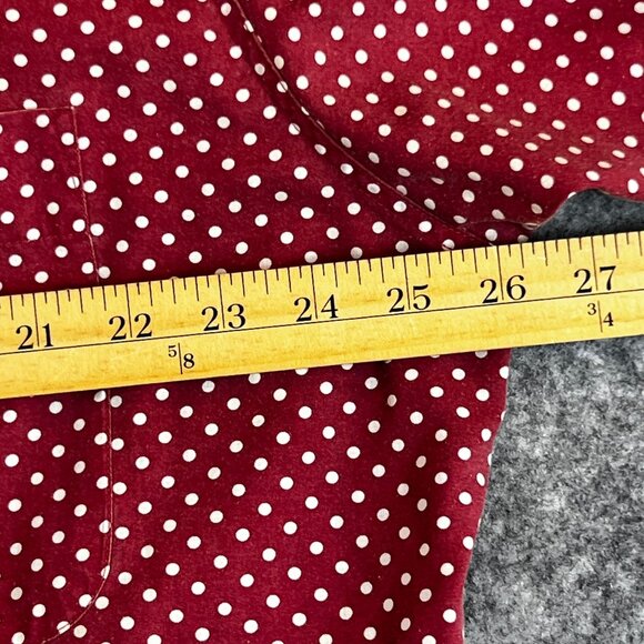 VTG Blair Mens XL Western Rodeo Red Polka Dot Short Sleeve Button-Up Shirt - Picture 5 of 9